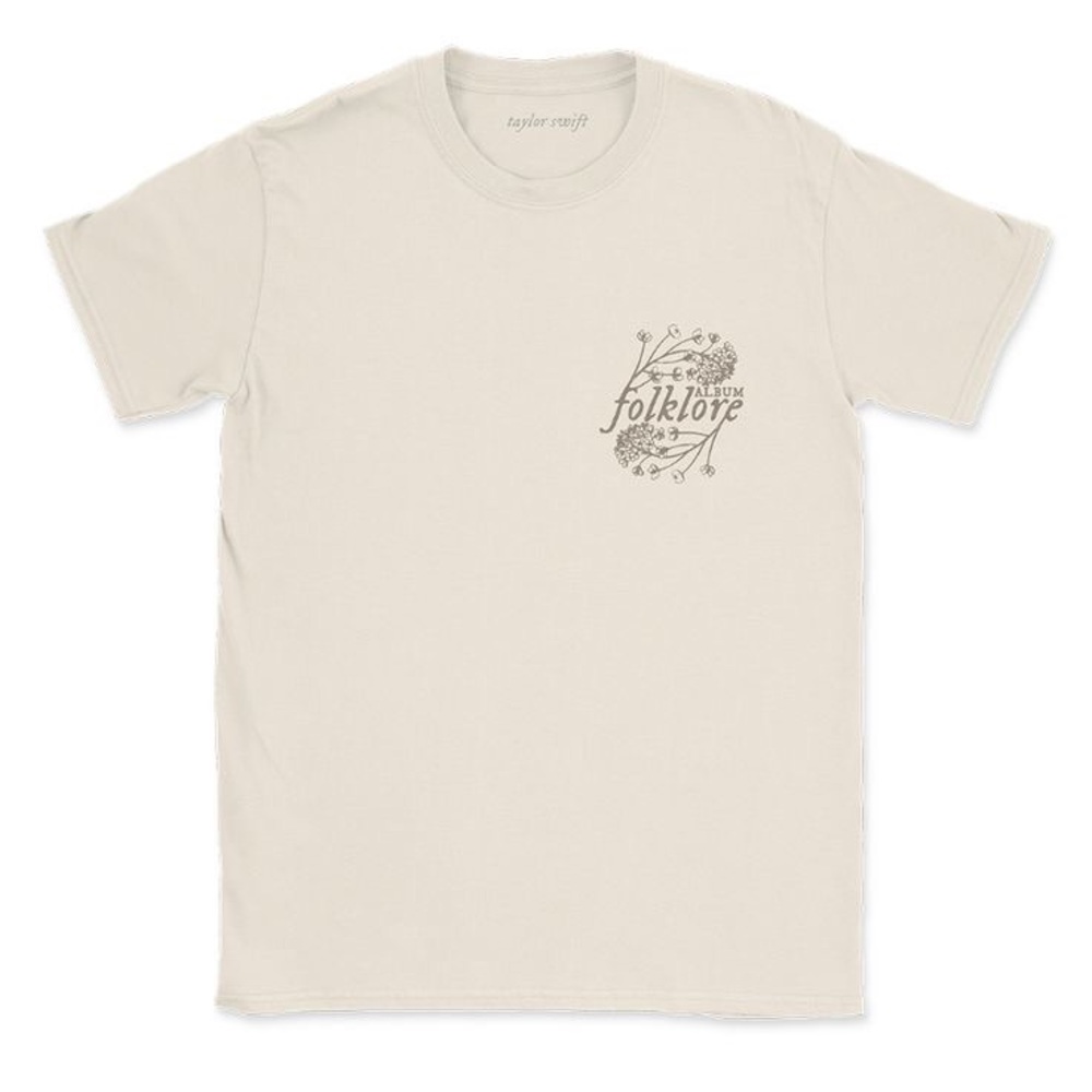 Beige “like a bottle of wine" t-shirt folklore album